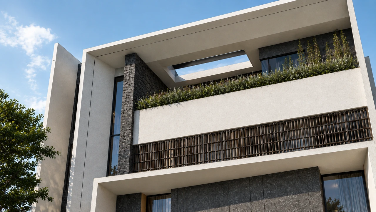Exterior Perspective | 4 Storey Residence | Valenzuela | ABcubed Architects