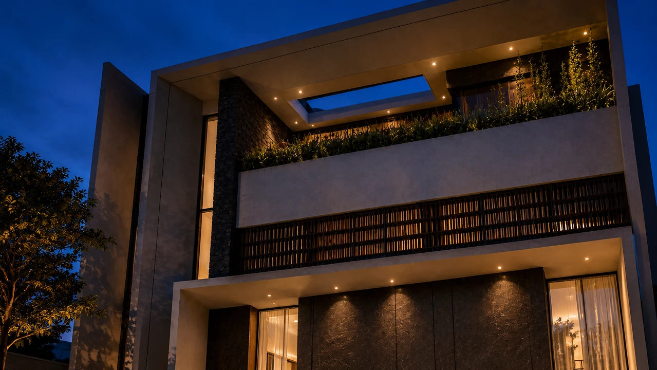 Exterior Perspective | 4 Storey Residence | Valenzuela | ABcubed Architects