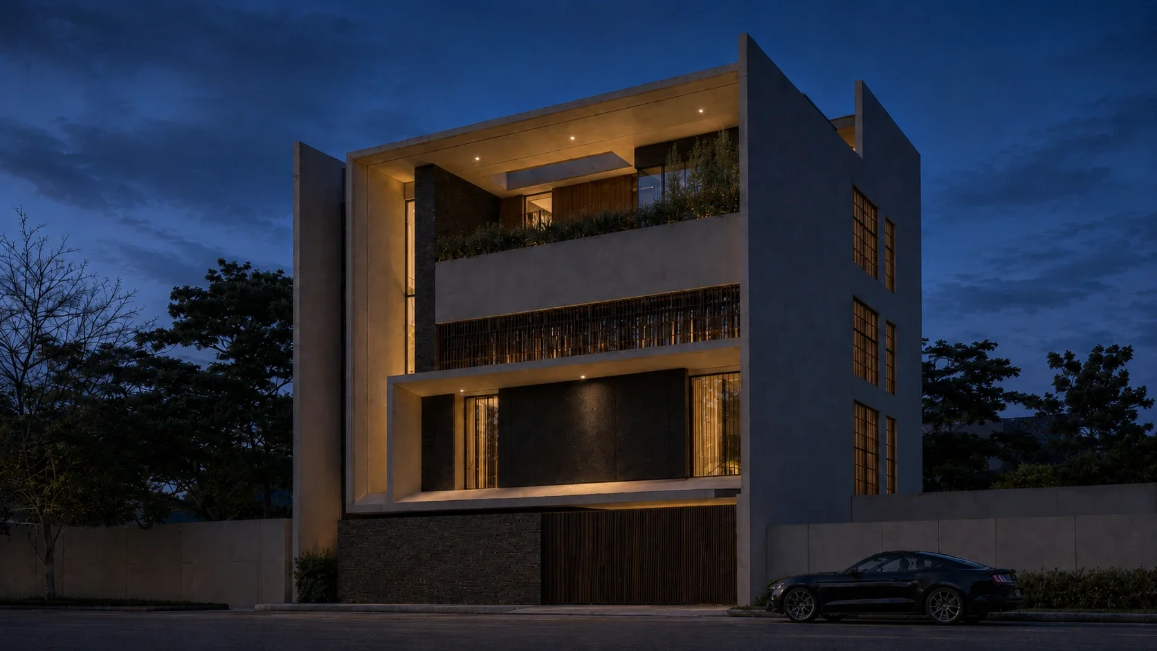 Exterior Perspective | 4 Storey Residence | Valenzuela | ABcubed Architects