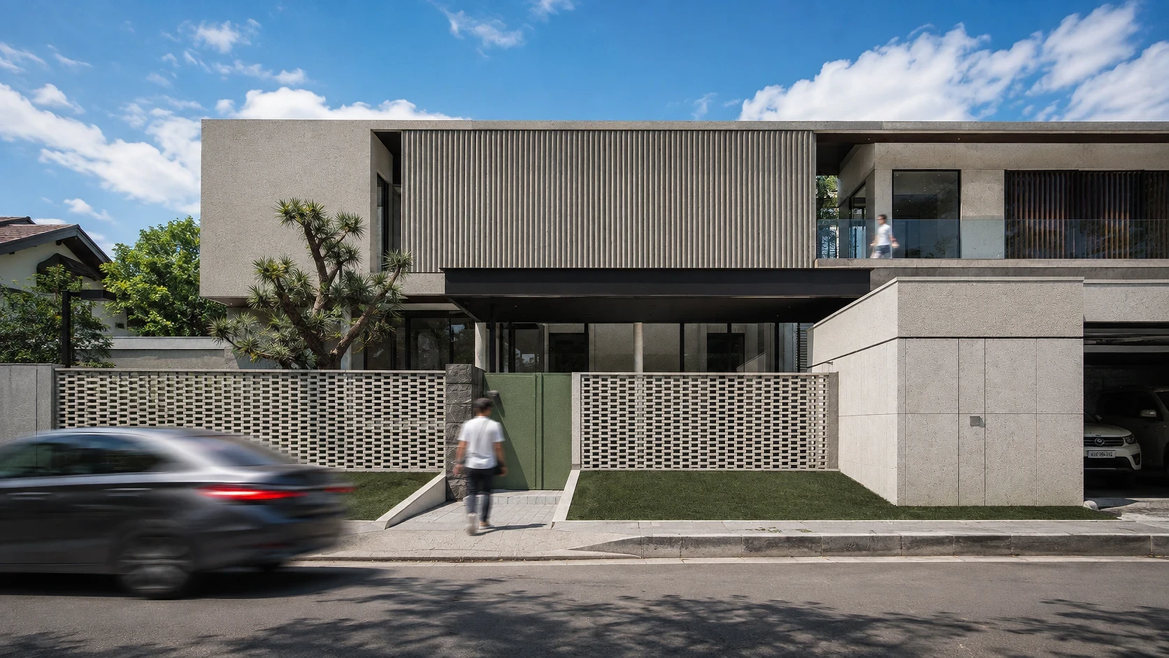 Sculpted Privacy, Simple Elegance | Contemporary Residence | Quezon City
