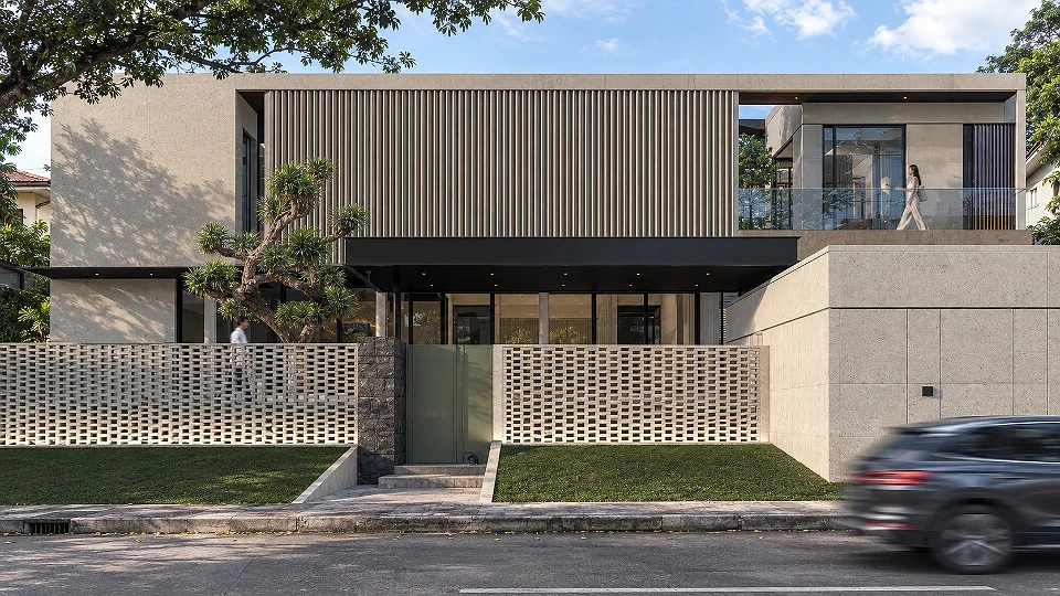 Entrance | Residential Building | Quezon City | ABcubed Architects