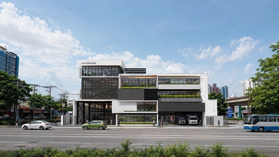 Deconstructed Corporate Headquarters, Warehouse & Showroom | Mixed-Use Industrial Complex in Quezon City | A&R Building