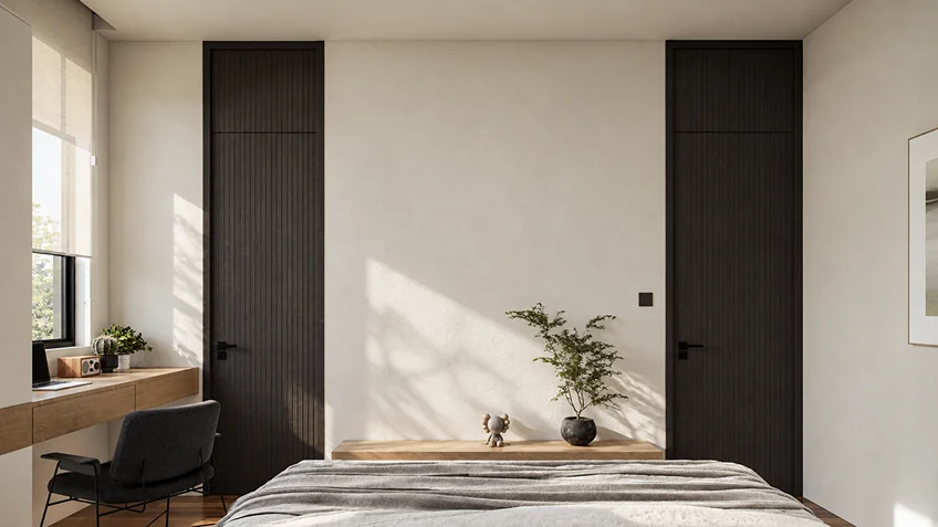 Bedrooms | J.B. Residence | Batasan Quezon City | ABcubed Architects