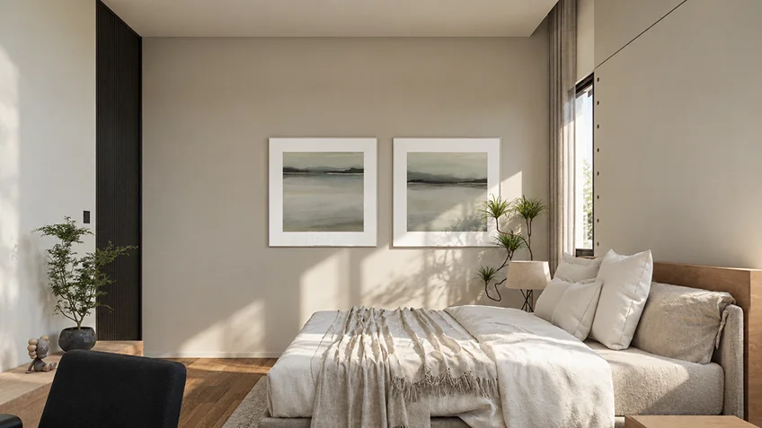 Bedrooms | J.B. Residence | Batasan Quezon City | ABcubed Architects