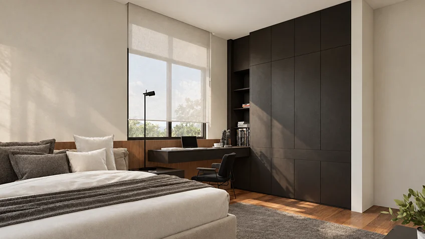 Bedrooms | J.B. Residence | Batasan Quezon City | ABcubed Architects