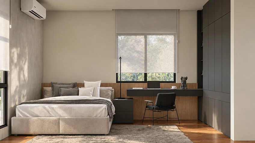 Bedrooms | J.B. Residence | Batasan Quezon City | ABcubed Architects