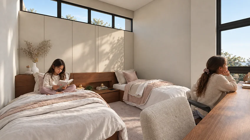 Bedrooms | KG-MSC | Cavite | ABcubed Architects