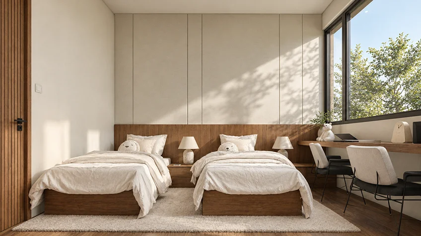 Bedrooms | KG-MSC | Cavite | ABcubed Architects