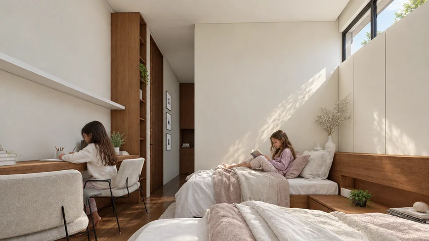 Bedrooms | KG-MSC | Cavite | ABcubed Architects