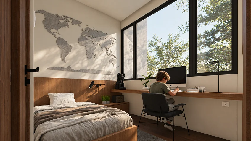 Bedrooms | KG-MSC | Cavite | ABcubed Architects