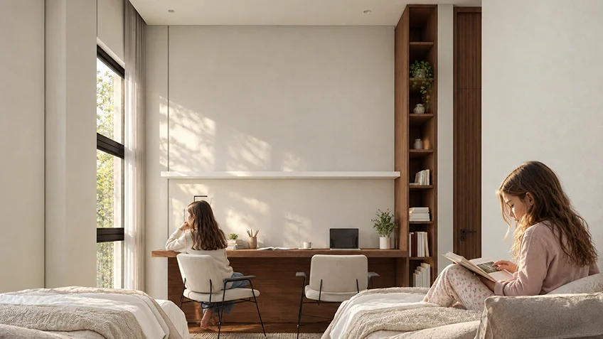 Bedrooms | KG-MSC | Cavite | ABcubed Architects