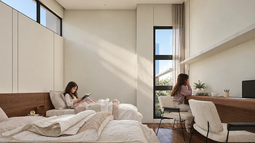 Bedrooms | KG-MSC | Cavite | ABcubed Architects