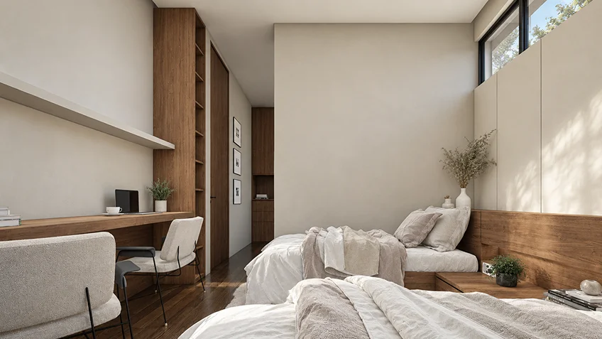 Bedrooms | KG-MSC | Cavite | ABcubed Architects