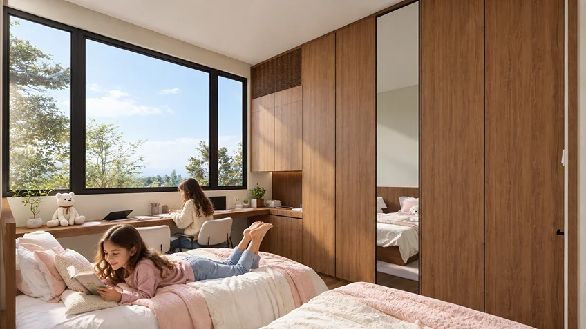 Bedrooms | KG-MSC | Cavite | ABcubed Architects