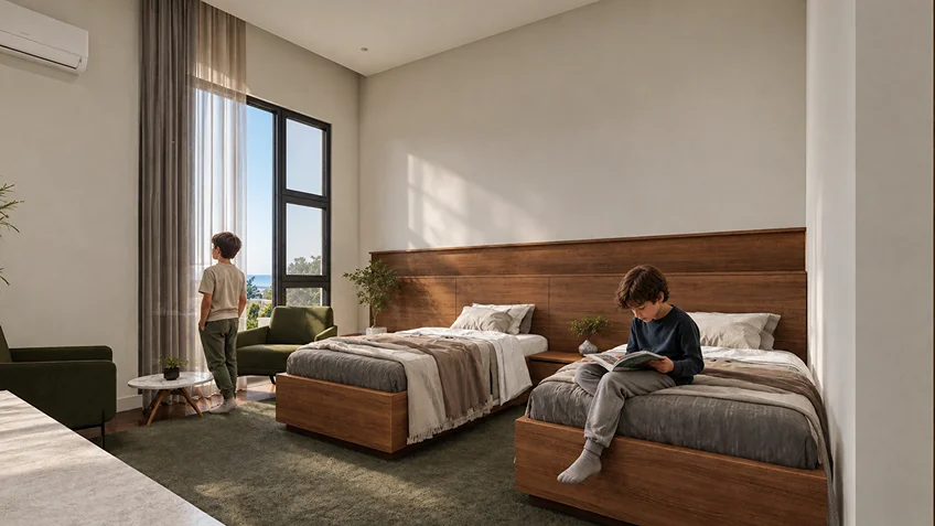 Bedrooms | KG-MSC | Cavite | ABcubed Architects