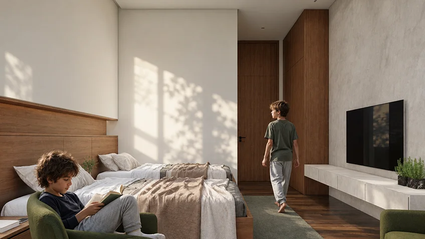 Bedrooms | KG-MSC | Cavite | ABcubed Architects