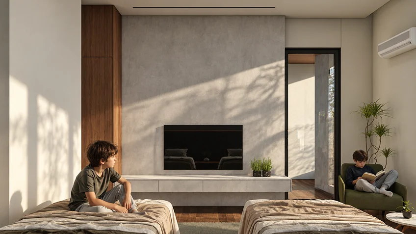 Bedrooms | KG-MSC | Cavite | ABcubed Architects
