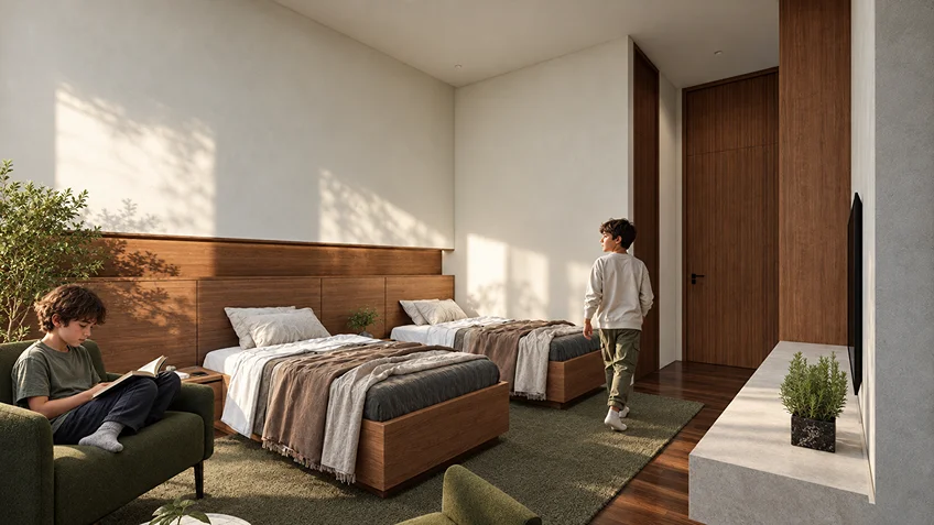 Bedrooms | KG-MSC | Cavite | ABcubed Architects