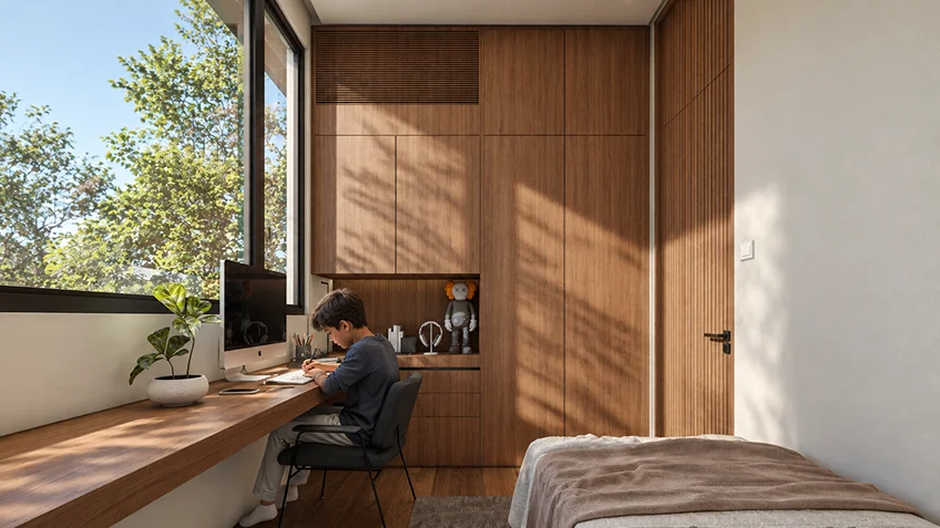 Bedrooms | KG-MSC | Cavite | ABcubed Architects