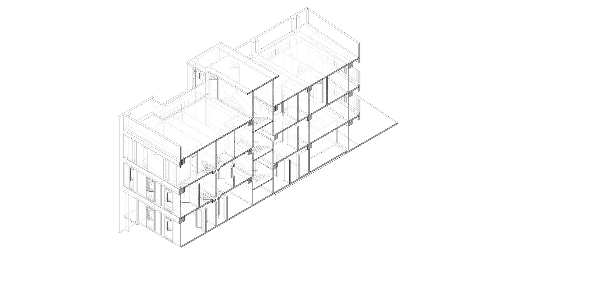 Longitudinal Section Gusali Tres Pasig City