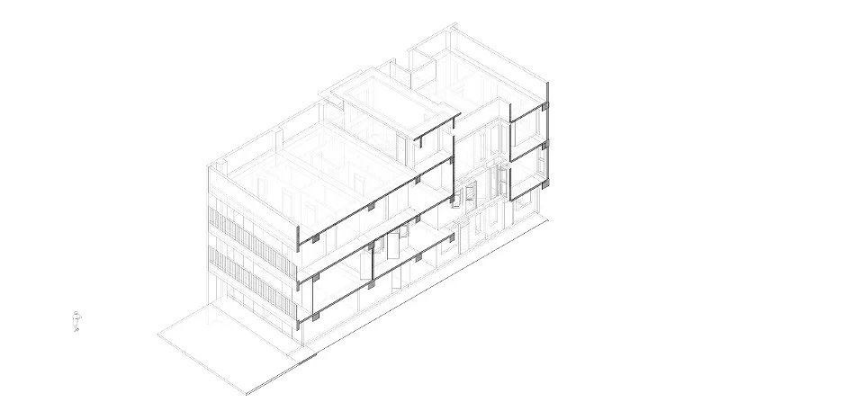 Longitudinal Section Gusali Tres Pasig City