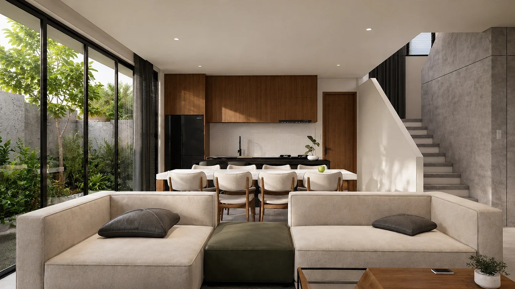 Ledgeweave Living Dining & Kitchen | Residential | ABcubed Architects