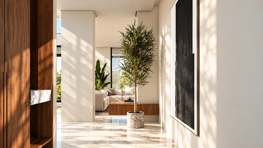 Living, Dining & Kitchen | Crest | Quezon City | ABcubed Architects