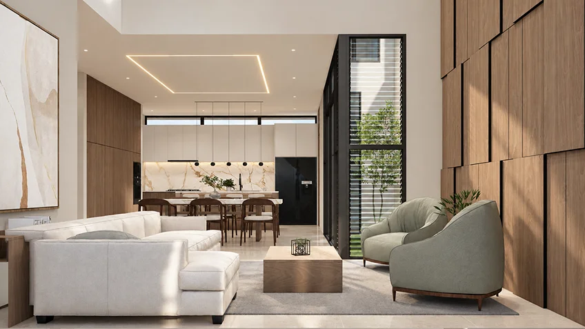 Living Dining & Kitchen