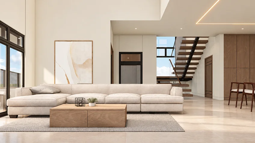 Living Dining & Kitchen | Jivana | Bulacan | ABcubed Architects