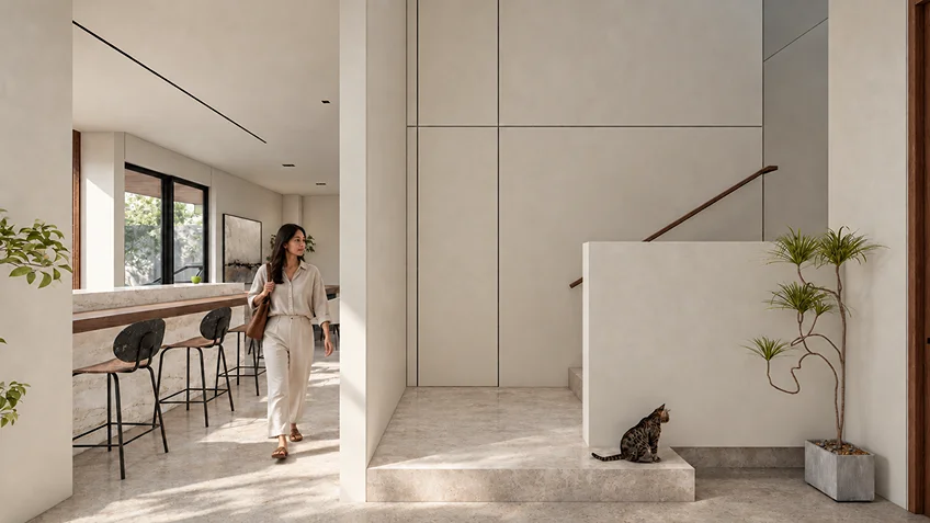 Living Dining & Kitchen | KG-MSC | Cavite | ABcubed Architects