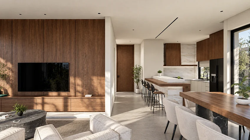 Living Dining & Kitchen | KG-MSC | Cavite | ABcubed Architects
