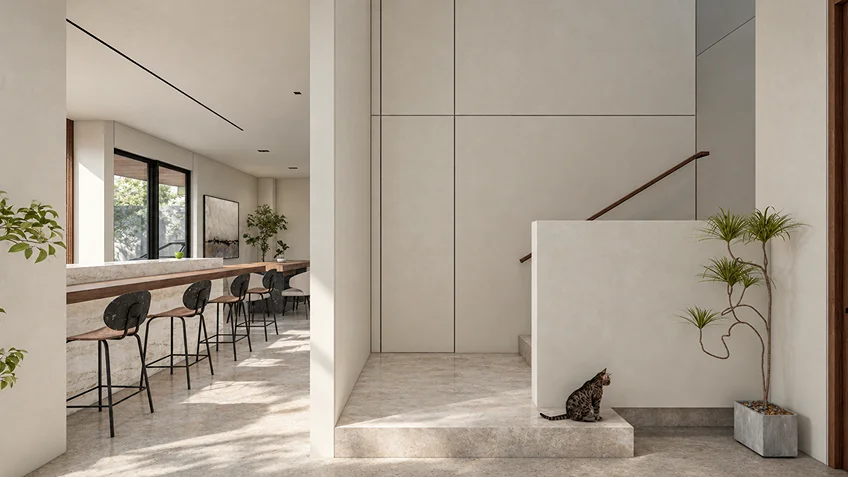 Living Dining & Kitchen | KG-MSC | Cavite | ABcubed Architects