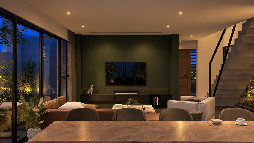 Living Dining & Kitchen | Kuma | Bulacan | ABcubed Architects