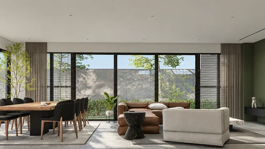 Living Dining & Kitchen | Kuma | Bulacan | ABcubed Architects