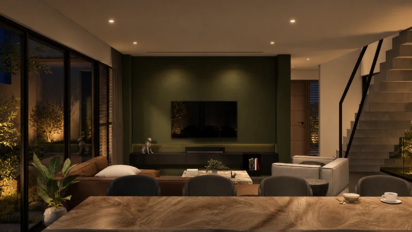 Living Dining & Kitchen | Kuma | Bulacan | ABcubed Architects