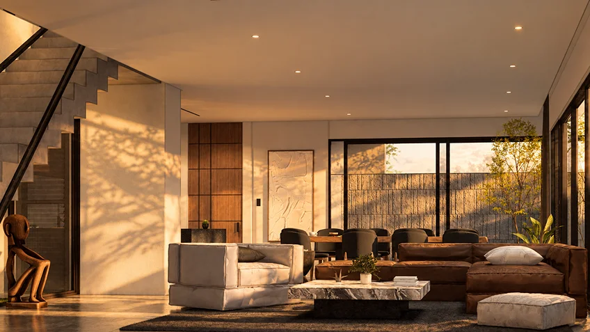 Living Dining & Kitchen | Kuma | Bulacan | ABcubed Architects