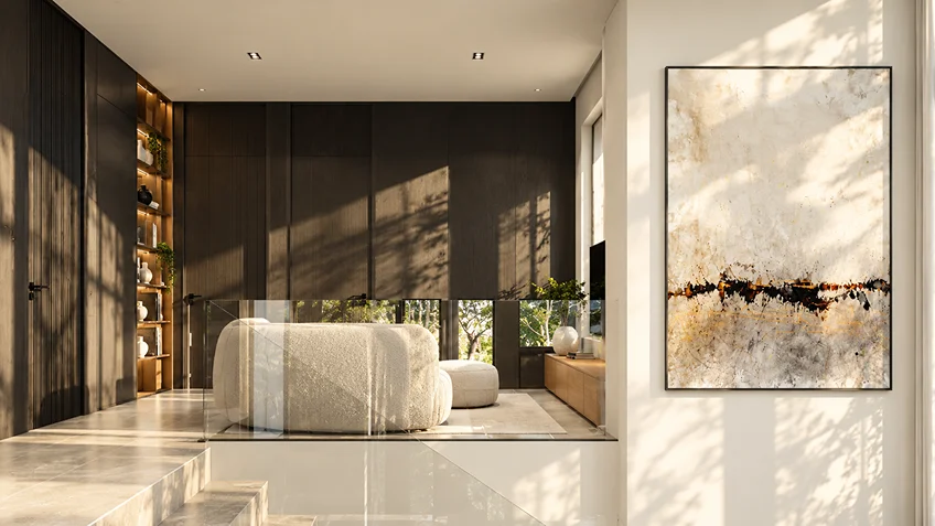 Living, Family Area, Dining & Kitchen | J.B. Residence | Batasan, Quezon City | ABcubed Architects
