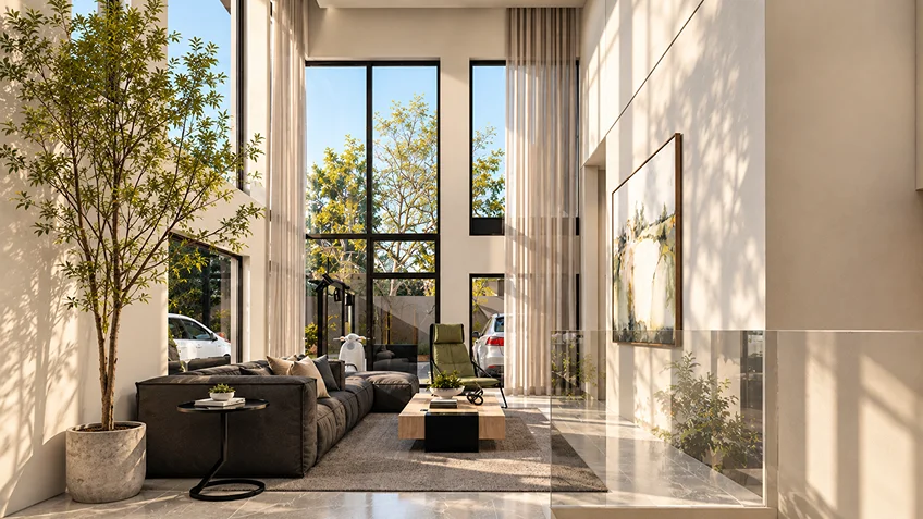 Living, Family Area, Dining & Kitchen | J.B. Residence | Batasan, Quezon City | ABcubed Architects