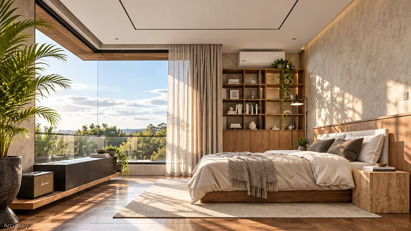 Masters Bedroom | J.B. Residence | Batasan Quezon City | ABcubed Architects
