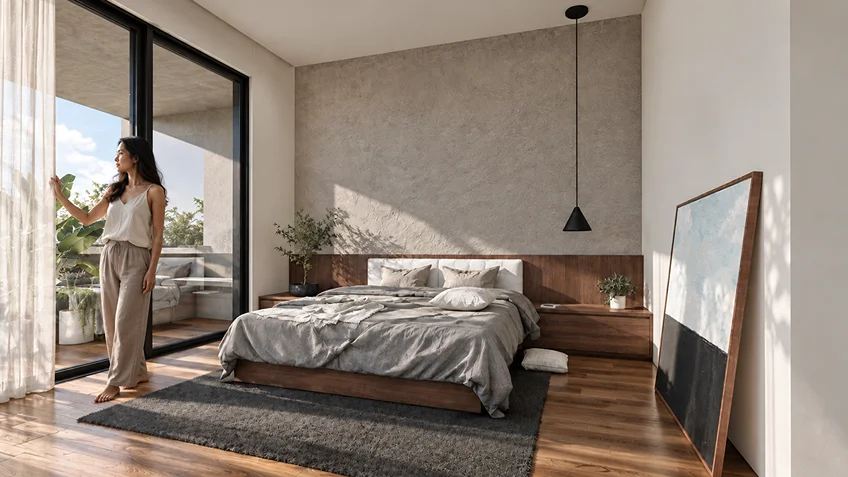 Masters Bedroom | KG-MSC | Cavite | ABcubed Architects