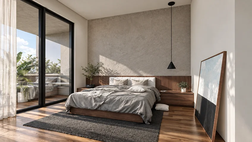 Masters Bedroom | KG-MSC | Cavite | ABcubed Architects