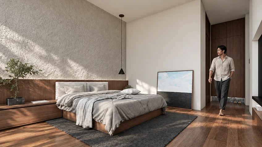 Masters Bedroom | KG-MSC | Cavite | ABcubed Architects