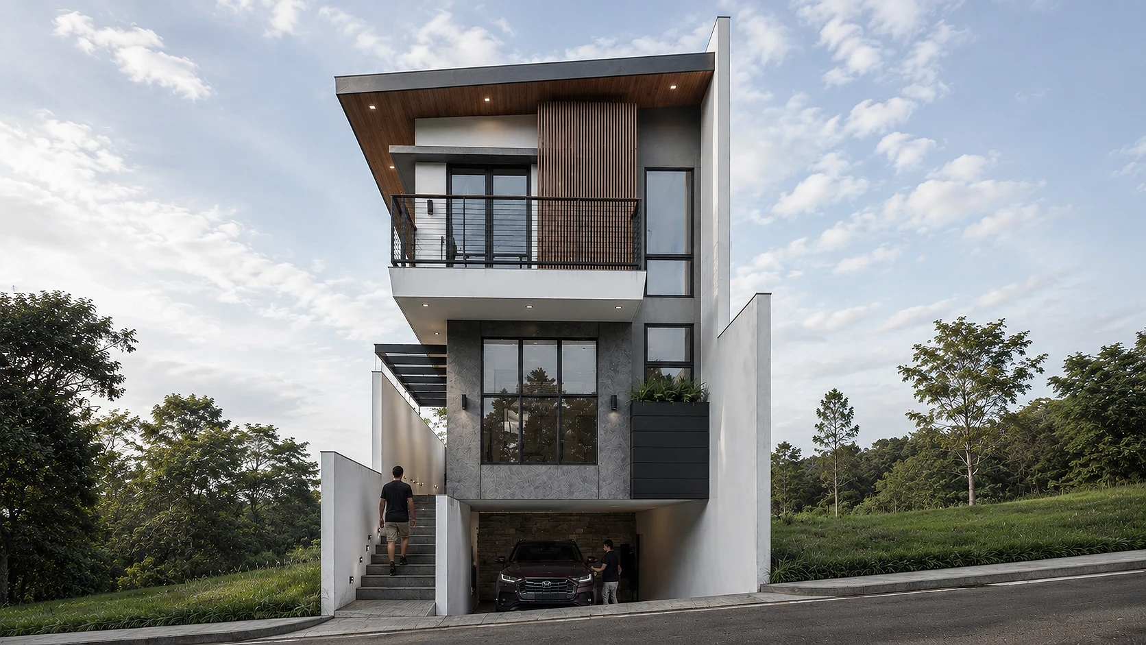 Vertical Living for a Growing Family | Narrow-Lot Residence | Quezon City, Philippines