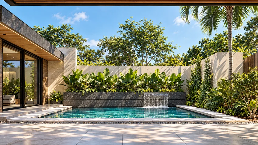Pool Area | J.B. Residence | Batasan Quezon City | ABcubed Architects