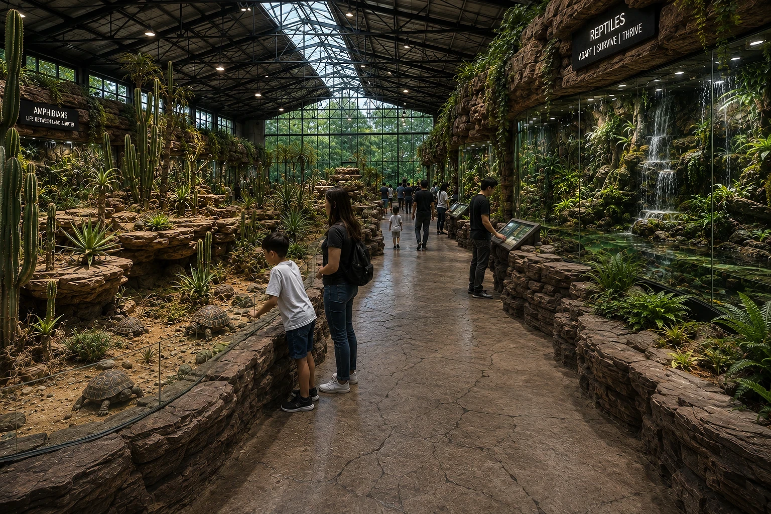Industrial Warehouse to Geological Reptile Sanctuary | Mendez, Cavite | Adaptive Reuse Exhibit Extension