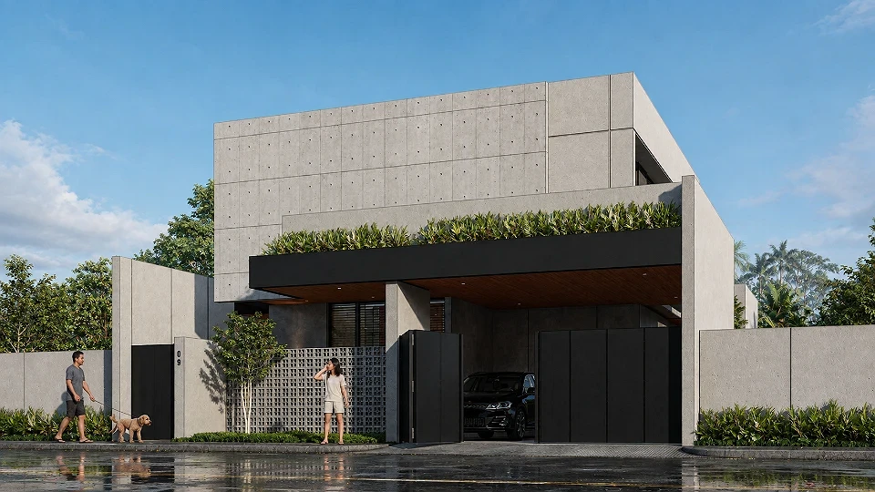 Concrete, Light & Landscape | Contemporary Family Residence | Bulacan, Philippines