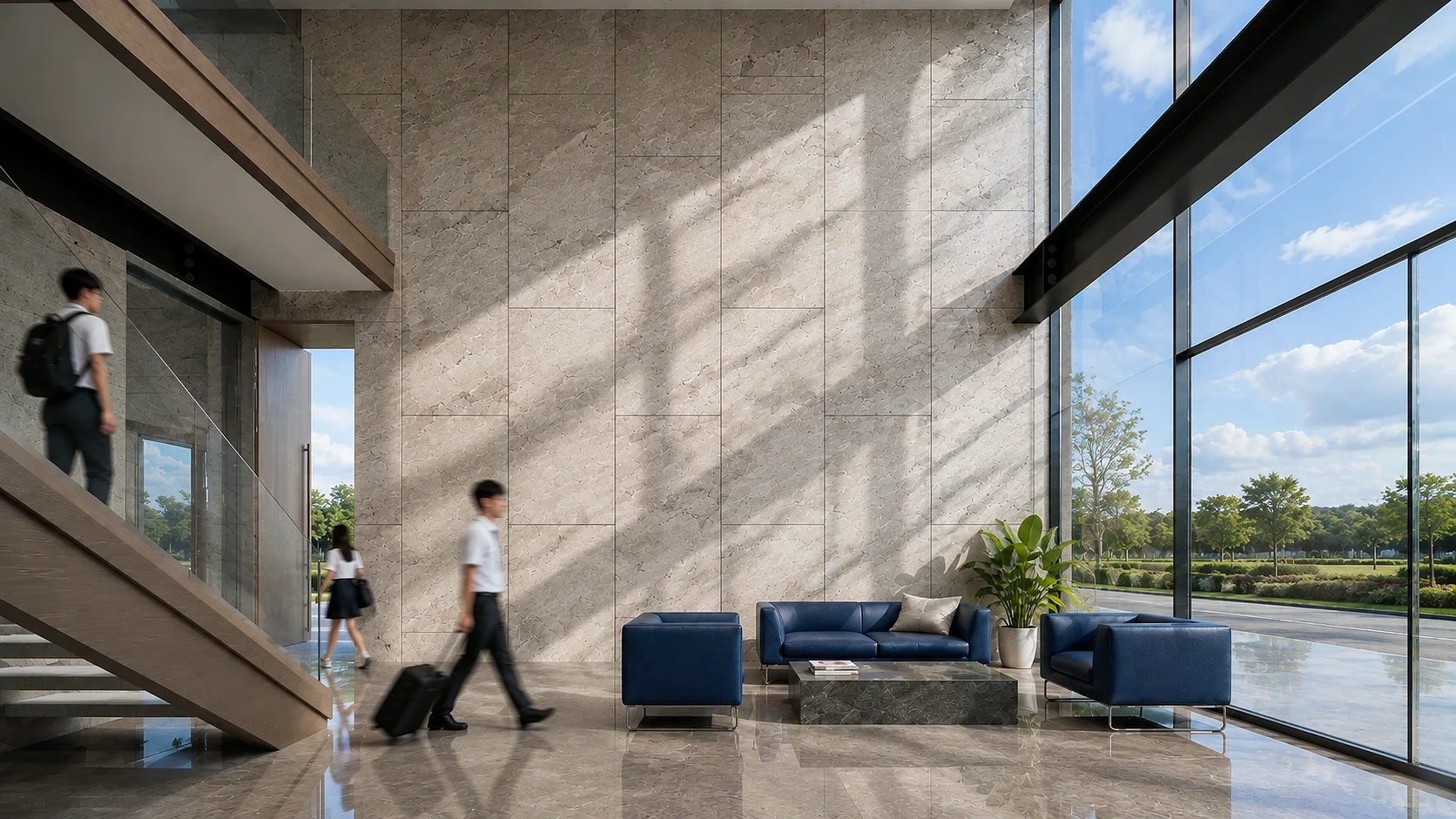 Structural-Expression | Lobby Interior, Aviation Academy | Bohol, Philippines |