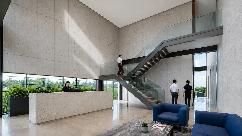 School Lobby | Flight School | ABcubed Architects