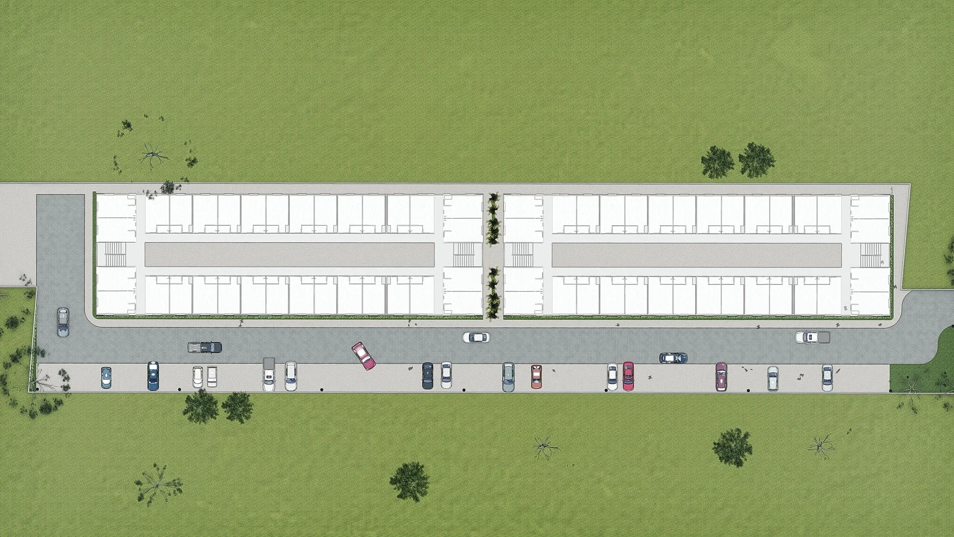 Ground Floor Plan on Site Developmen Plan