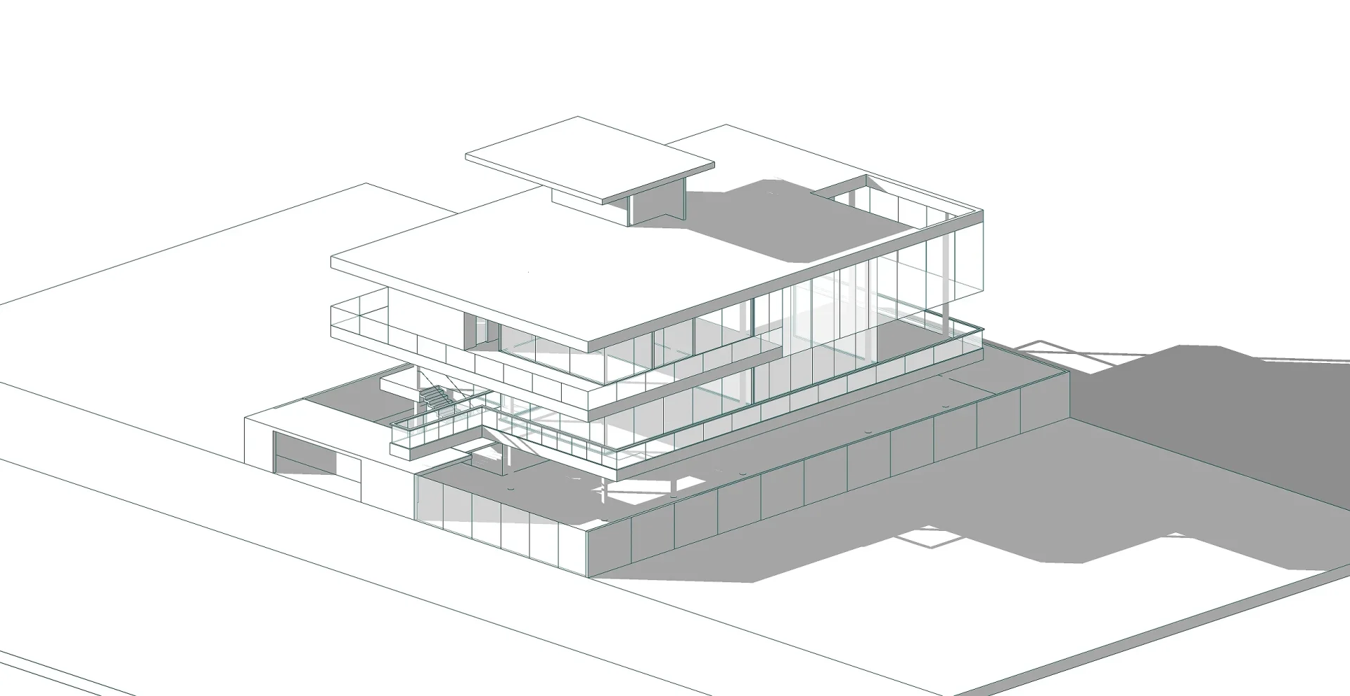 Isometric | Tagaytay Mansion | ABcubed Architects